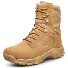 Bottes de combat militaire en cuir véritable de haute qualité et bottes de désert (31001)